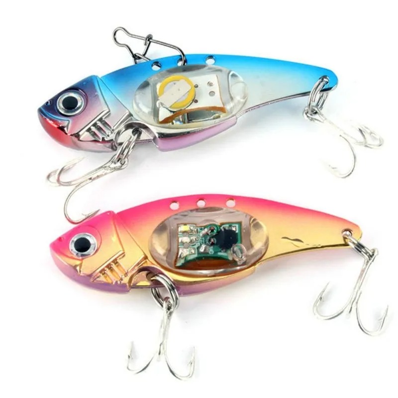 Fishing Lure Jig - ไฟ LED ใต้น้ำสำหรับล่อปลาหมึก - เหยื่อตกปลาแบบสั่นจมสำหรับการตกปลาในน้ำเค็ม พร้อมเครื่องหาปลา