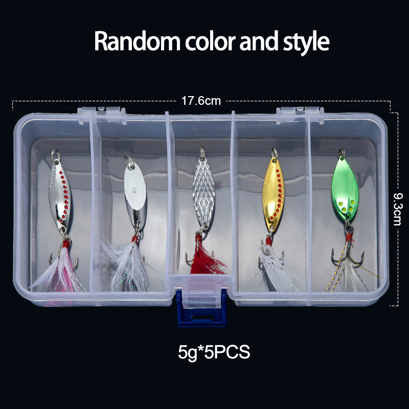 Fishing Lure Spinnerbait - ช้อนโลหะ Spinner Fishing Lure 5g 7g