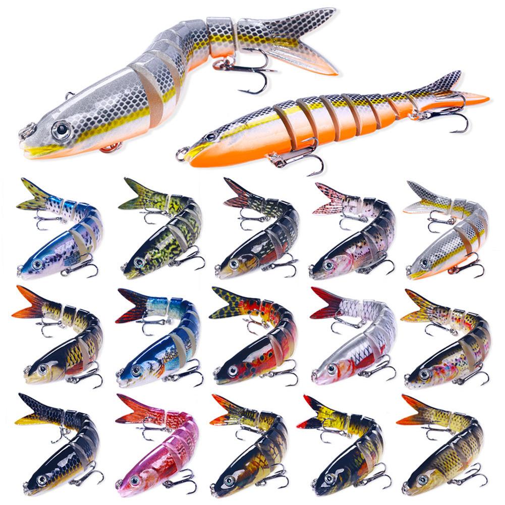 Fishing Lure Popper - เหยื่อตกปลาแบบหลายข้อต่อ ขนาด 13 ซม. น้ำหนัก 18