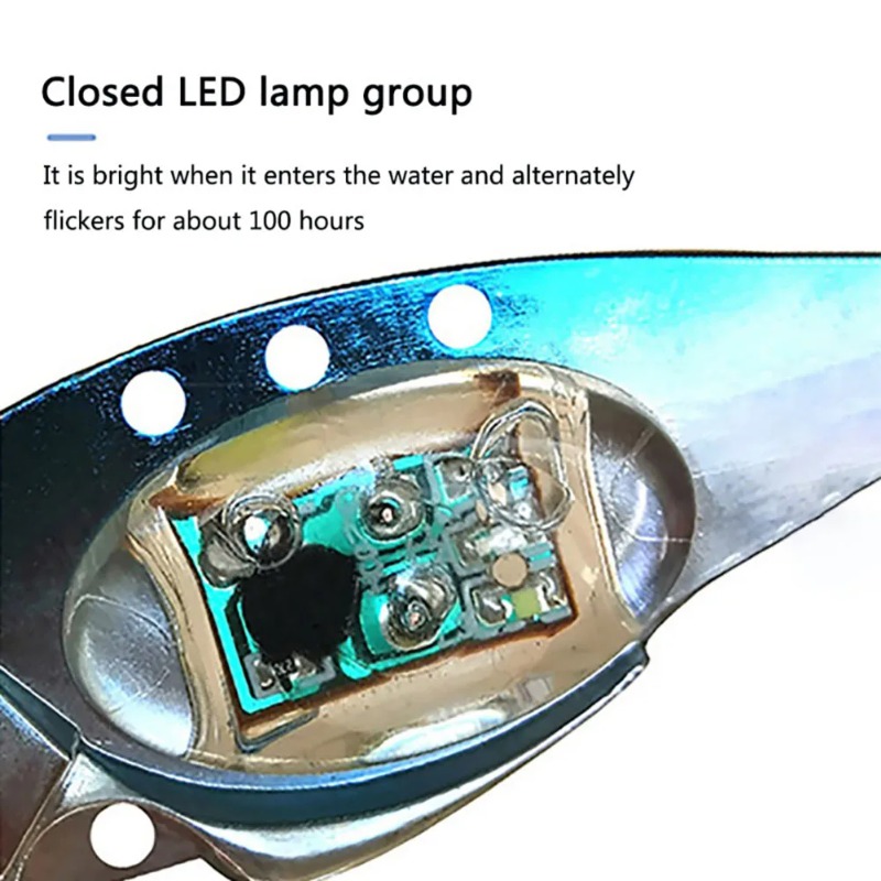 ไฟ LED ใต้น้ำสำหรับล่อปลาหมึก  - Fishing Lure Jig บทวิจารณ์และราคา