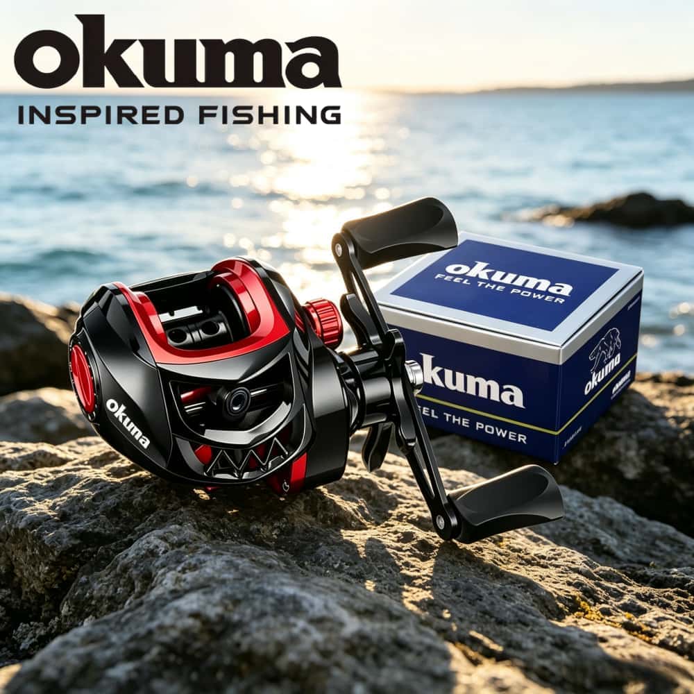 รอกตกปลา Okuma Baitcasting อัต - Abu Garcia Reel Max บทวิจารณ์และราคา