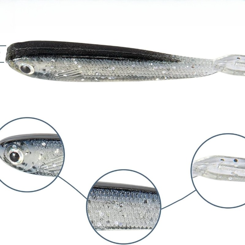 เหยื่อปลอมแบบนิ่มชนิด Split Ta - Fishing Lure Soft Plastic บทวิจารณ์และราคา
