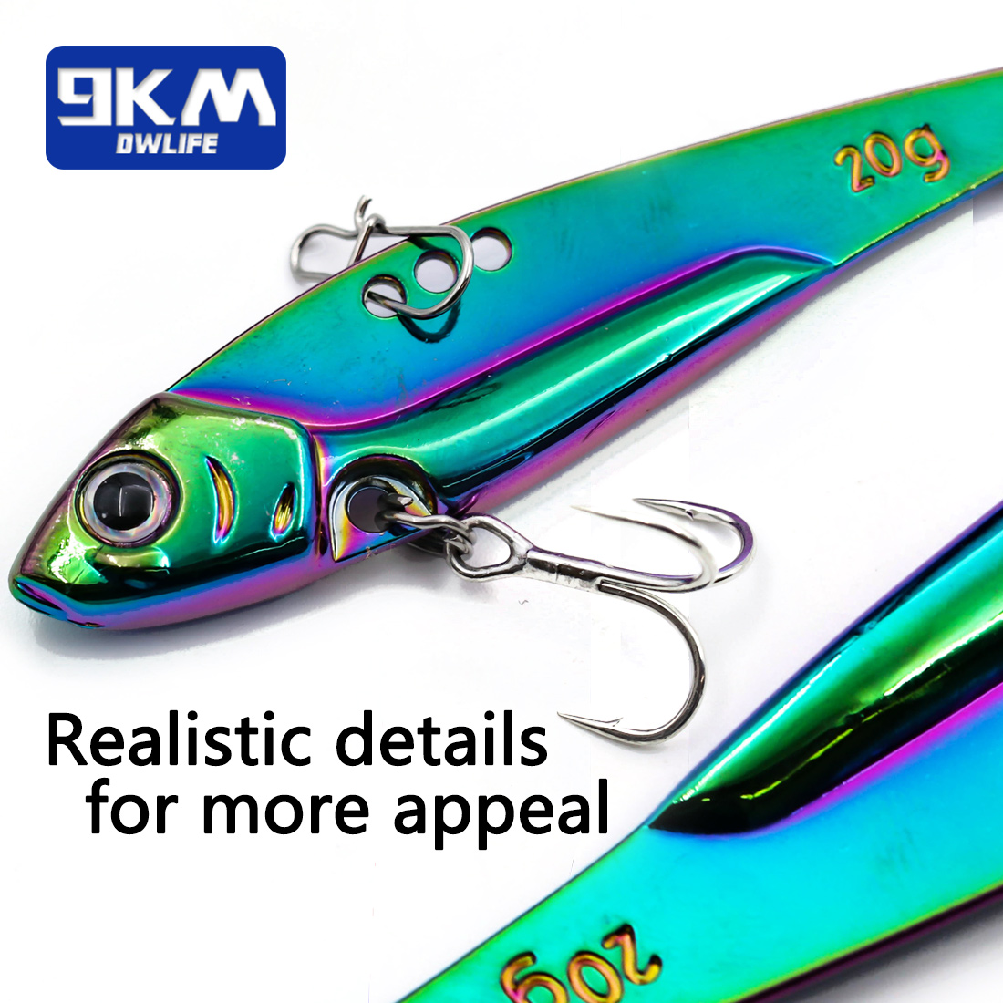 เหยื่อตกปลาโลหะ 9KM 1 ชิ้น แบบ - Fishing Lure Blade Bait บทวิจารณ์และราคา