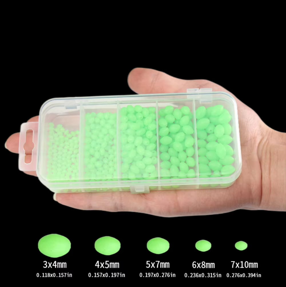 375 ชิ้น/เซ็ต Night Luminous ต - Fishing Lure Soft Plastic บทวิจารณ์และราคา