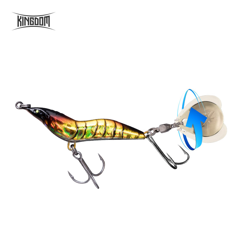 เหยื่อตกกุ้ง KINGDOM แบบใบพัดโ - Fishing Lure Blade Bait บทวิจารณ์และราคา