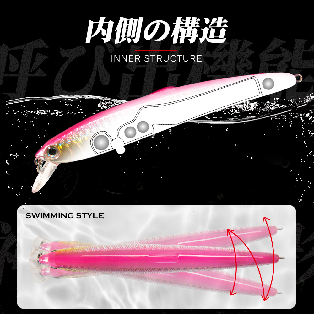 เหยื่อปลอม Hunthouse Saruna Mi - Fishing Lure Jerkbait บทวิจารณ์และราคา